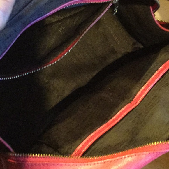 Travel equestrian 🎀Ralph Lauren pink satchel dome dr bag double handle cowgirl - Picture 8 of 9